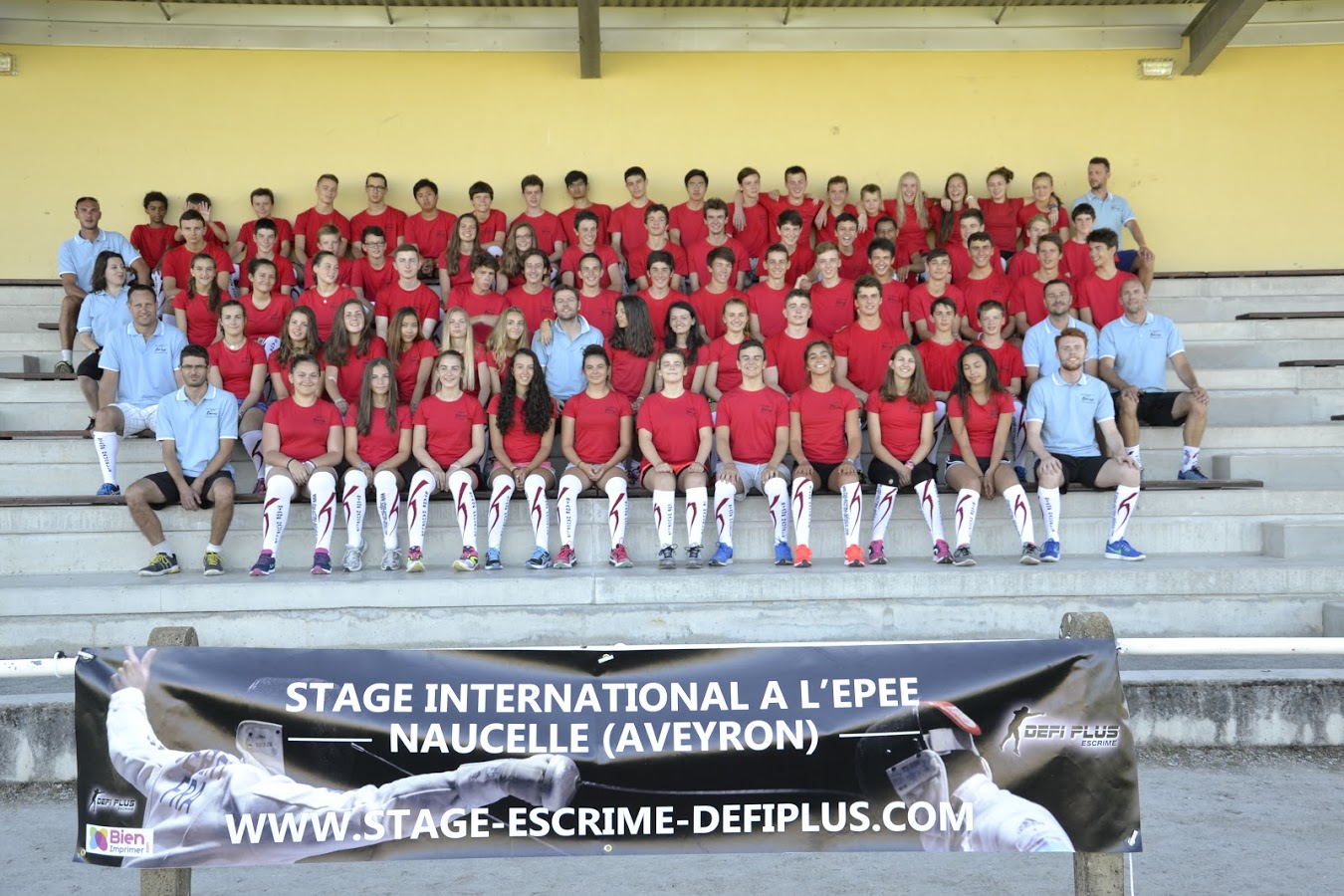 groupe 2016 - stage à l'épée Naucelle