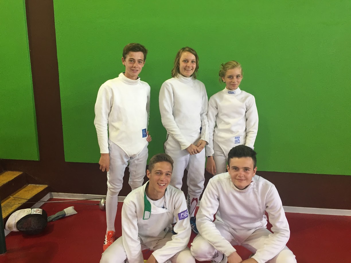 Stage d'escrime à l'épée de Naucelle 2017